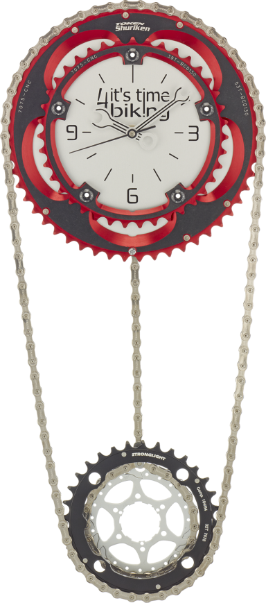 it's time 4 biking Wanduhr ... made in schwangau