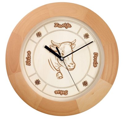 AllgäuZeit Wanduhr ... made in schwangau