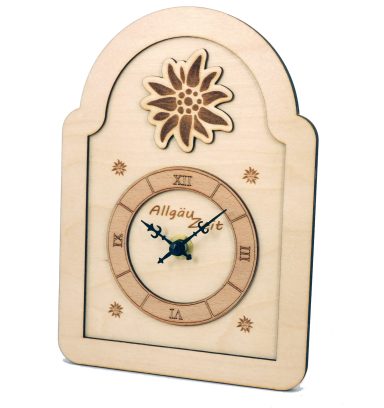 AllgäuZeit Wanduhr ... made in schwangau